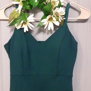Fashion Nova Emerald Sleeveless Dress